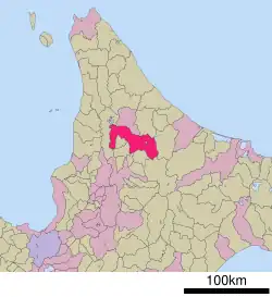 Location of Shibetsu