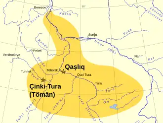 Image 31The Khanate of Sibir in the 15th and 16th centuries (from History of Siberia)