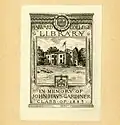 Bookplate for the Harvard College Library