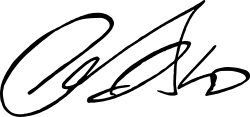 Lin Dan signature