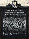 Church NHI historical marker installed in 2004