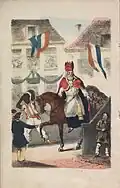 Sinterklaas discovers naughty Willem (1850)