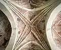 Medieval vault paintings.