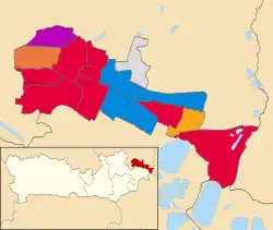 2007 results map