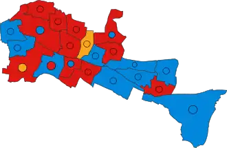 2023 results map
