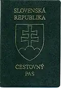 The non-biometric version issued between 1994 and 2005. The photo was glued onto the data page, which was then laminated