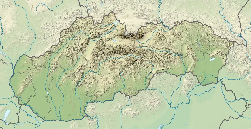 Uhrovec is located in Slovakia