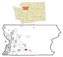Location of Sultan, Washington