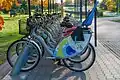 City bike station