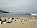 Looking southeast at the pier