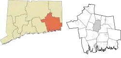 Stonington's location within the Southeastern Connecticut Planning Region and the state of Connecticut