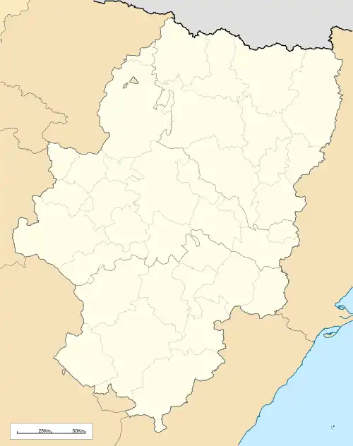 Calaceite is located in Aragon