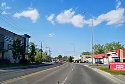 Saint-Pierre Street in Saint-Constant