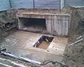 Construction of crossings under Furmanov Street and Raimbek Avenue near Raimbek station (October 2008)