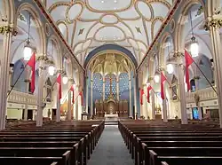 Nave looking toward the sanctuary