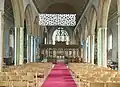 Inside of the church.