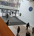 Inside St Anns shopping centre facing the College Road entrance