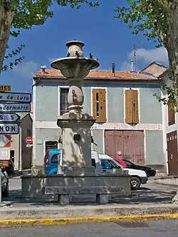 The fountain in Saint-Étienne-les-Orgues