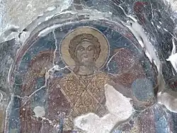 St George fresco in Choulou