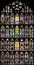 The east window, with no human figures