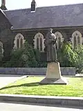 St Francis of Assisi (1181-1226) statue