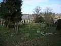 View from the Cavendish family plot down to the church