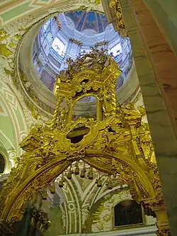 The interior of the Saint Petersburg Peter and Paul Cathedral, Petrine Baroque