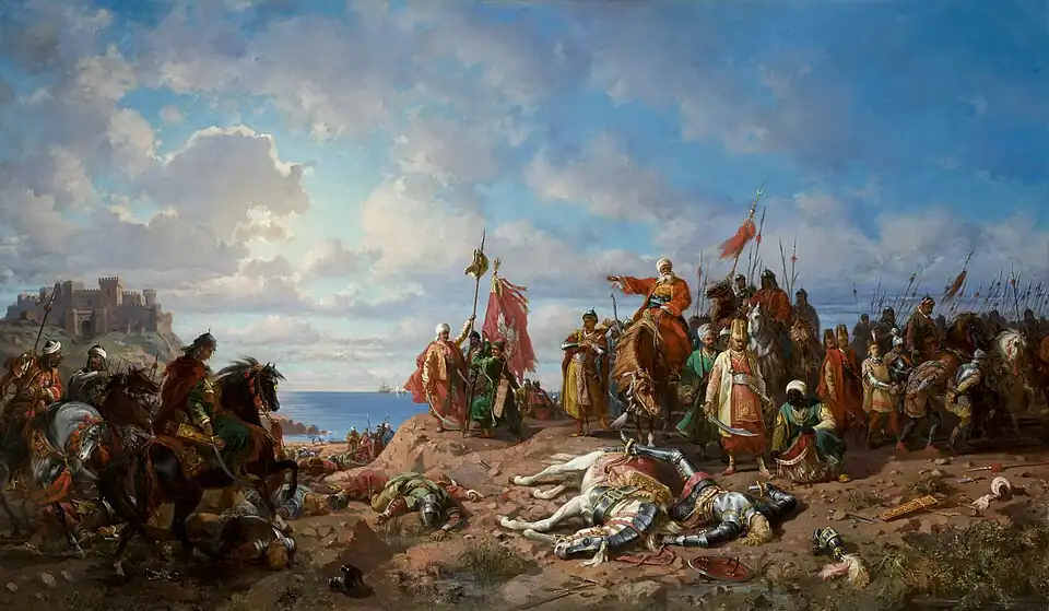 Death of Władysław III of Poland at the Battle of Varna