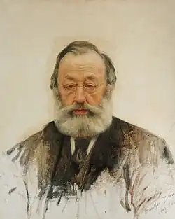 Gottfried Keller, portrait by Karl Stauffer (1886)