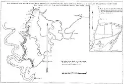 Map to accompany report of Rear Admiral Porter, showing route of the Steele's Bayou expedition.