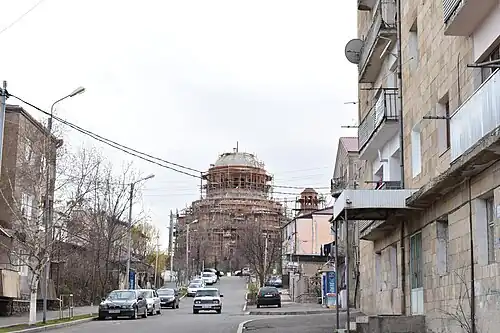 The cathedral under construction in 2018