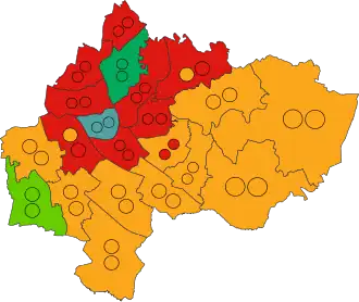 2023 results map