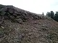 Stone wal of Hachigata　castle