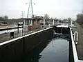 Stonebridge lock in 2005 under British Waterways