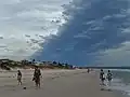 Cloudy summer weather