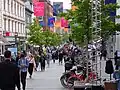 High streets and pedestrianized zones