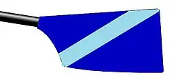 Image showing the rowing club's blade colours