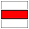 Basic Marker – red, used in Central Europe for difficult or summit trails