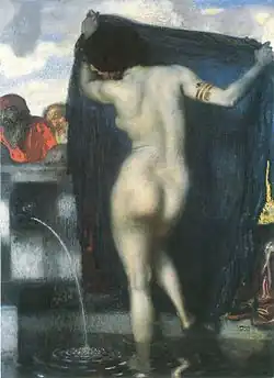 Franz von Stuck, Susanna und die beiden Alten, 1913 (private colletion)