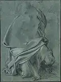 Saint Peter, preparatory study, Royal Collection