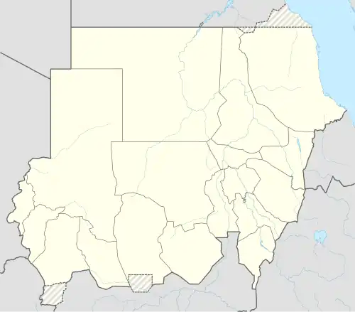 Ed Dueim is located in Sudan
