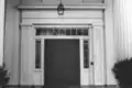 Asher Benjamin-inspired frontispiece entrance; north (facade) elevation.