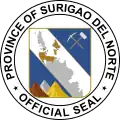 Official seal of Surigao del Norte
