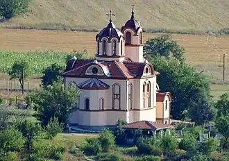 View of the church from the Štip Fortress