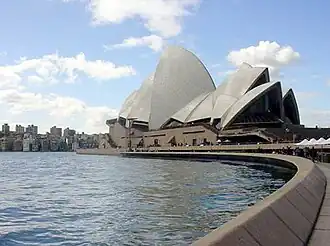 Image 15 Sydney Opera House Photo credit: Chmouel The Sydney Opera House in Sydney, New South Wales, Australia. Situated on Bennelong Point at Sydney Harbour, the Sydney Opera House is one of the most distinctive and famous 20th-century buildings, and one of the most famous performing arts venues in the world. More selected pictures
