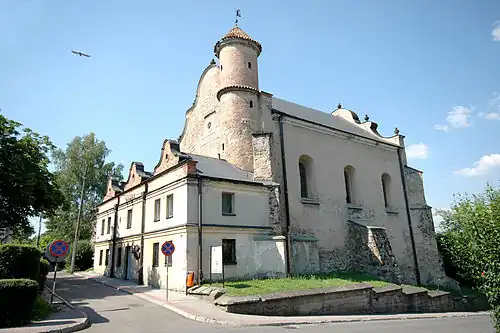 The synagogue in Lesko