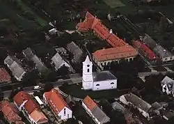 Aerial view of Tótvázsony