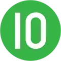 Engineering works speed limit. The driver must not exceed the specified speed until the train passes another sign cancelling the current limit.