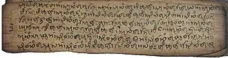 An Ahom manuscript preserved in the Department of Historical and Antiquarian Studies, Pan Bazaar, Guwahati.