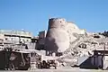 Side of the castle before restoration, 1982 AD